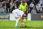 Jonas Wind sparkede to gange fra pletten. Han scorede på det første forsøg og brændte det andet - og sendte dermed sit hold ud af CL-kvalifikationen.  Foto: Anders Kjærbye/Ritzau Scanpix