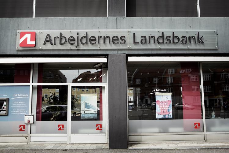 Arbejdernes Landsbank har aldrig haft så mange kunder som nu. Men bankens overskud er faldet. Foto: Rune Aarestrup Pedersen/POLFOTO