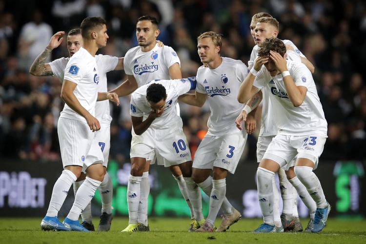 FC København missede i aftes chancen for at komme i Champions League. Det bliver straffet på børsen i dag. 
   Foto: Jens Dresling/POLFOTO
