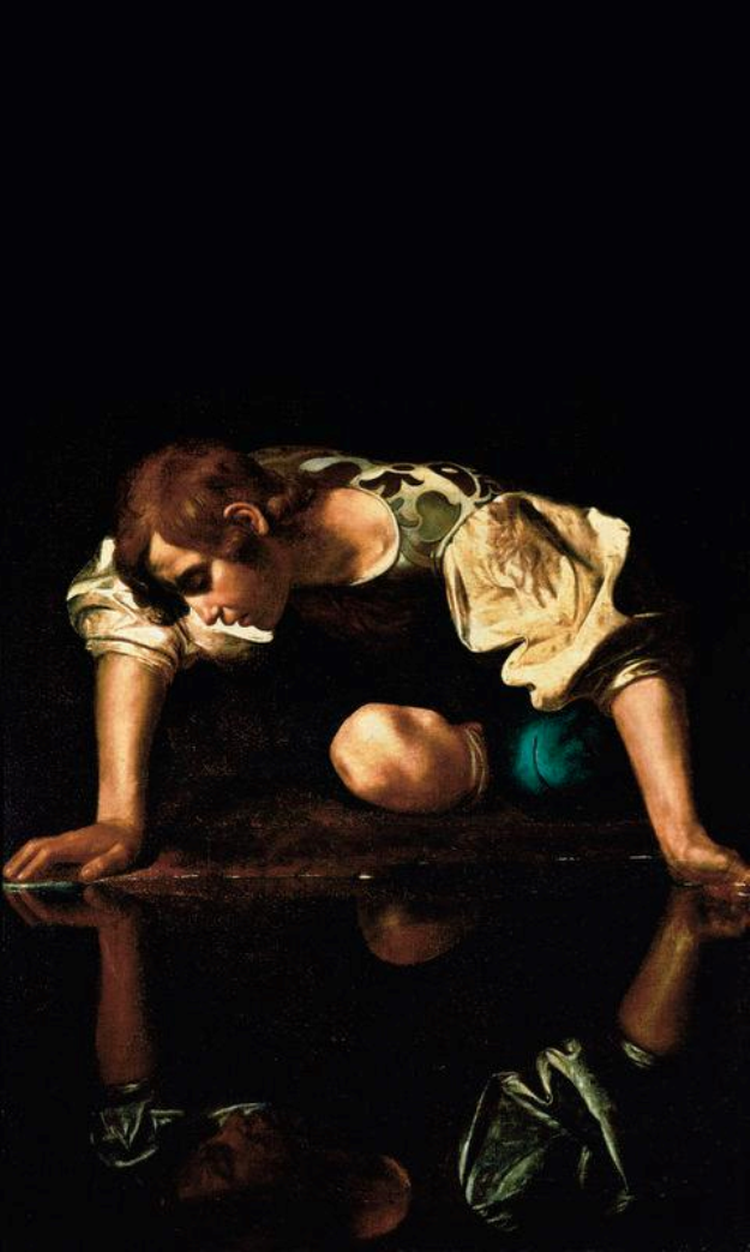 Caravaggio ’Narcissus’, Galleria Nazionale d'Arte Antica, Rom