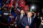 Søren Pape Poulsen og Lars Løkke Rasmussen fotograferet, mens de var på vej til partilederdebat hos TV 2 på Hovedbanegården i København  tirsdag den 7. maj 2019.  Foto: Anthon Unger