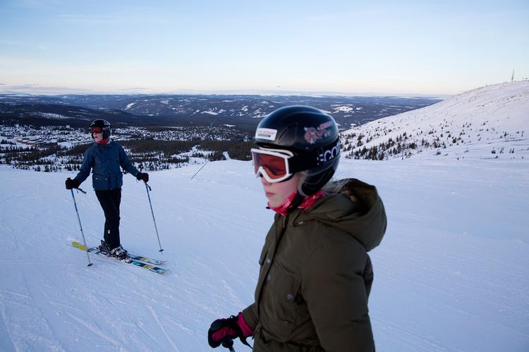 Norges største skidestination Trysil er populær blandt danske skiløbere, både når det gælder erfarne og nybegyndere. 
    
   Foto: Thomas Borberg/POLFOTO