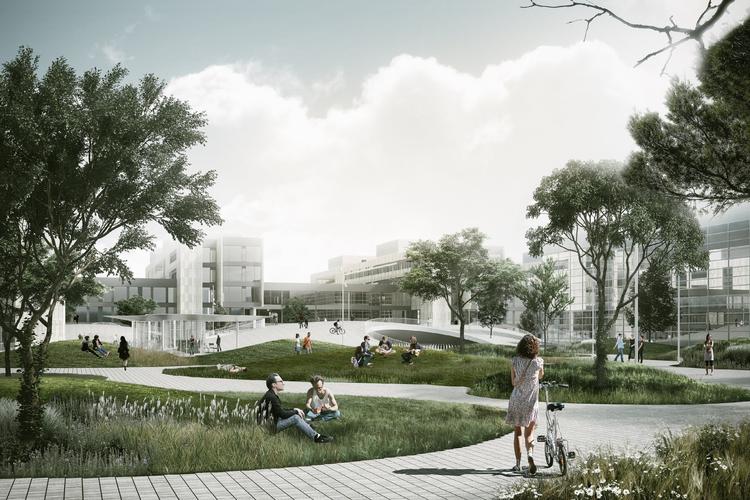 Mon Karen Blixens Plads kan leve op til denne rendering fra konkurrencen? Illustration Cobe