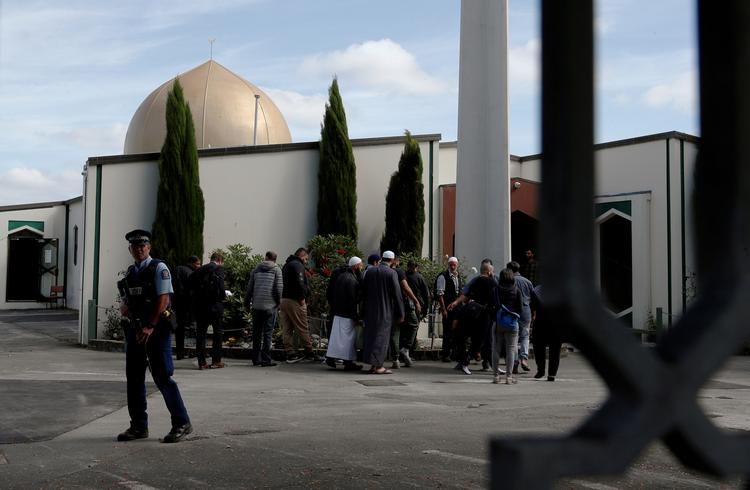 
   Arkivfoto: Det var her ved Al-Noor moskeen at 51 menensker blev dræbt for knap fem måneder siden.  REUTERS/Edgar Su/File Photo
   Foto: Edgar Su/Ritzau Scanpix