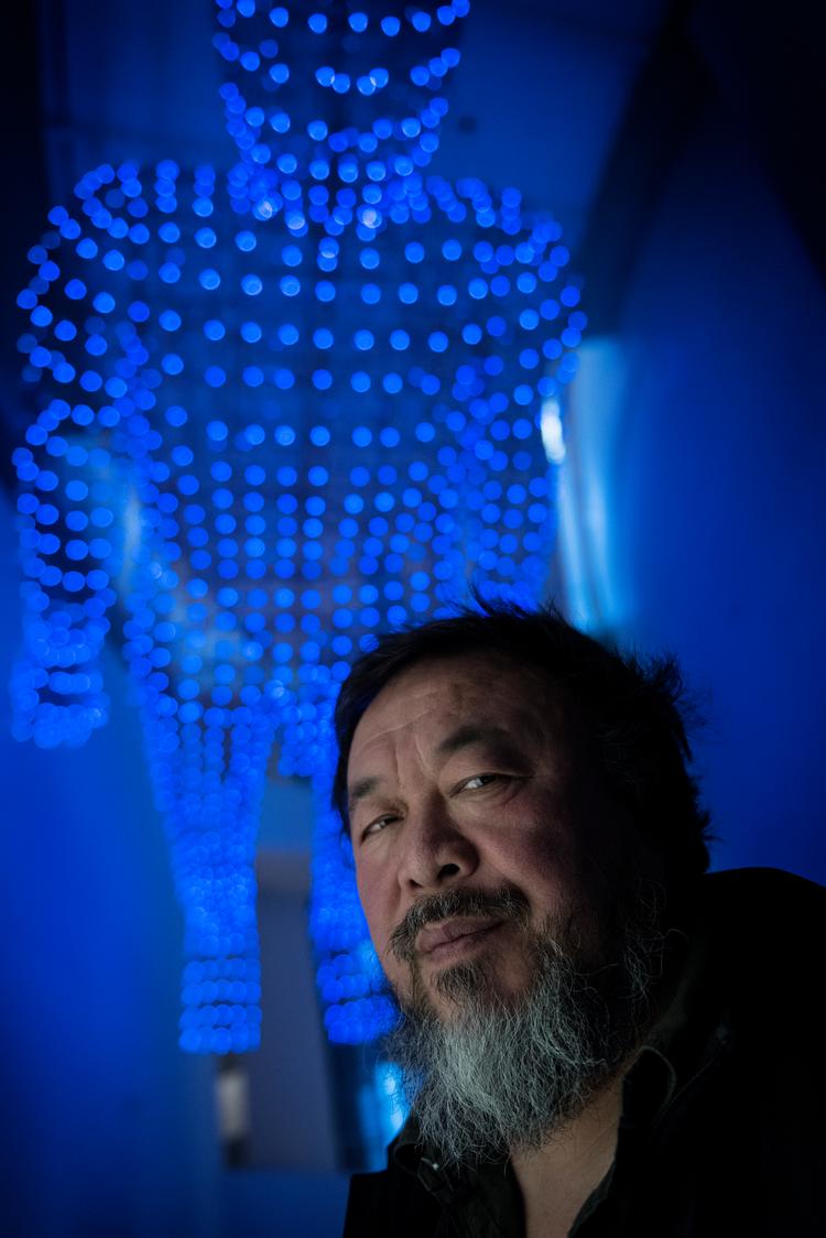 Kunstneren Ai Weiwei instruerer nyfortolkning af Giacomo Puccinis 'Turandot'. På billedet ses han foran sin udstilling på ARoS i 2015 Arkivfoto Joachim Ladefoged