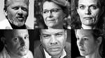 De fortæller om sommerens mest interessante samtale: Tidligere udenrigsminister og partileder for LA Anders Samuelsen , museumsdirektør Gitte Ørskou, sognepræst Sørine Gotfredsen, forfatter Erlend Loe, filosof Vincent F. Hendricks og tegner Line Kjeldsen Jensen. Foto: Jens Dresling, Louise Herrche Serup, Gregers Tycho, Thomas Borberg, Martin Lehmann,  Peter Hove Olesen   