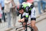 Belgieren Tim Wellens forsvarede på enkeltstarten sin førertrøje inden finaleetapen i WorldTour-løbet BinckBank Tour. Foto: BinckBank Tour. 