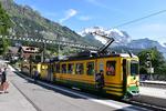 Wengernalpbahn i Schweiz er 19,1 km lang og verdens længste tandhjulsbane. Og bl.a. en af de togstrækninger, som familien Diemer benyttede på deres togtur i Europa.  Foto: Nicolai Diemer 