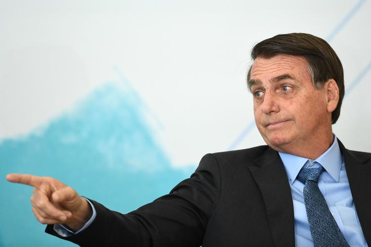 Den brasilianske præsident, Jair Bolsonaro, har reageret på, at Norge har besluttet at stoppe sin økonomiske støtte til landet til beskyttelse af regnskoven. Hans reaktion har været skarp - men bliver nu latterliggjort.  Foto: Evaristo Sa/Ritzau Scanpix