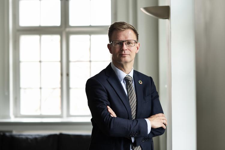 Transportminister Benny Engelbrecht, (S).
   Foto: Gregers Tycho/RITZAU