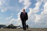 Donald Trump skulle under sit møde have mødtes med flere repræsentanter fra det danske erhvervsliv. Aflysningen er ifølge Dansk Erhverv et tab af en »enestående mulighed«. 
   Foto: Jonathan Ernst/Ritzau Scanpix