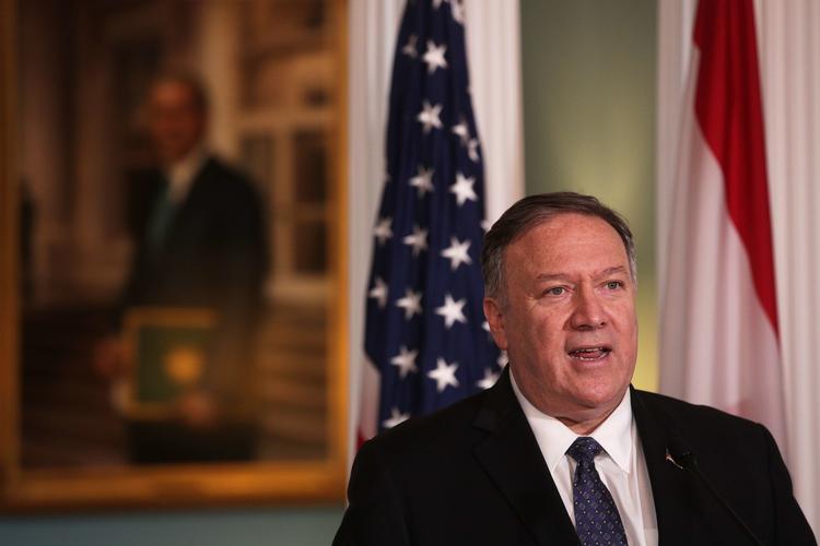 Jeppe Kofod (S) har været i kontakt med den amerikanske udenrigsminister, Mike Pompeo. Foto: Alex Wong/Ritzau Scanpix