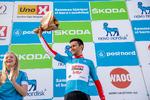 Belgieren Tiesj Benoot er stærkt opsat på at forsvare den førertrøje, han erobrede på 1. etape i PostNord Danmark Rundt.
 Foto: Thomas Sjørup/Ritzau Scanpix