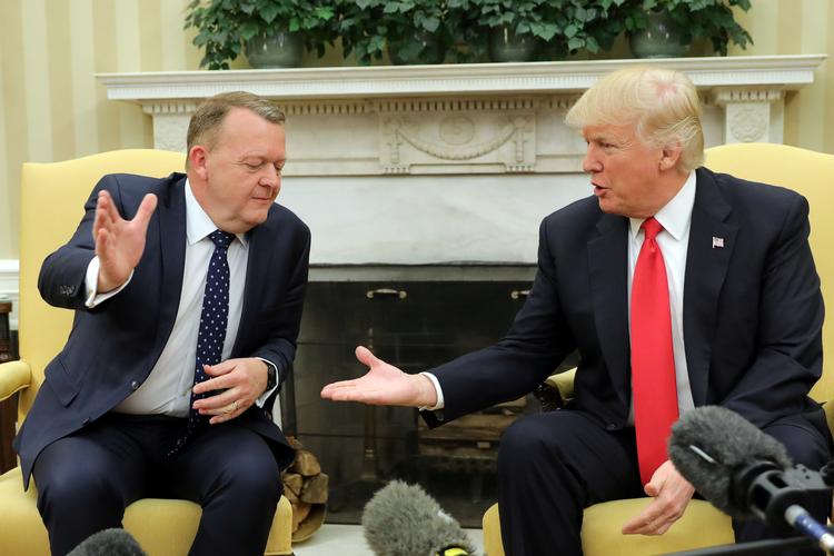 Løkke og Trump mødtes i Det Hvide Hus i marts 2017.  Foto: Carlos Barria/Ritzau Scanpix
