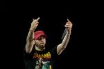 Eminem og hans publisher kræver 245 millioner kroner i erstatning fra Spotify. Foto: Mark Makela/Ritzau Scanpix