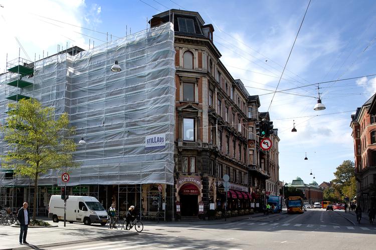 Holckenhus under ombygning. Billedet er taget i 2018. Foto: Finn Frandsen/POLFOTO