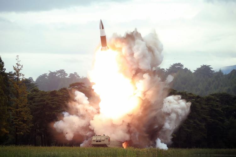 Nordkorea har foretaget flere missilaffyringer på det seneste og det er blevet mødt med kritik af USA. Foto: Kcna Via Kns/Ritzau Scanpix