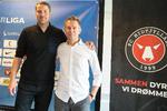
To glade FCM-trænere.  Kenneth Andersen (th.) får igen et ønskejob i FCM-akademiet, og Brian Priske overtager cheftrænerposten med debut på søndag i Haderslev. 
   Foto: Helle Arensbak/Ritzau Scanpix
