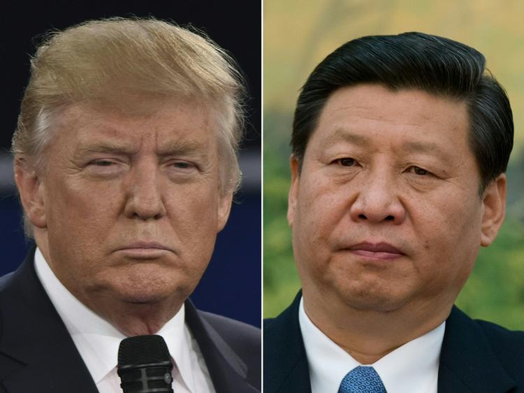 
    Arkiv: Donald Trump og kinas leder Xi Jinping har begge skærpet handelskrigen i løbet af fredagen. (Photos by Paul J. RICHARDS and Ed Jones / AFP)
   Foto: Paul J. Richards, Ed Jones/Ritzau Scanpix