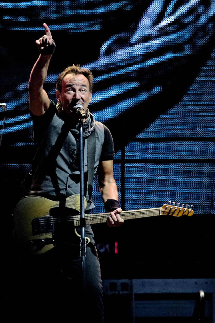 Her spiller Bruce Springsteen i Parken tilbage i 2016. Foto: Joachim Adrian/POLFOTO