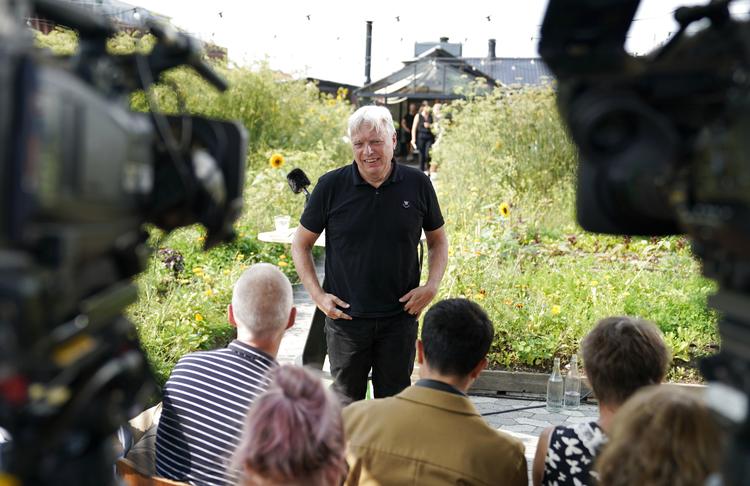 Alternativet holdt pressemøde efter sommergruppemødet i København tirsdag. Partiet vil stadig ikke støtte en statsministerkandidat fra rød eller blå blok.  Foto: Niels Christian Vilmann/Ritzau Scanpix