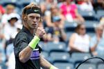 Russisk mandetennis er i fremgang, og Andrey Rublev leverede tirsdag varen, da han besejrede 8.-seedede Stefanos Tsitsipas fra Grækenland ved US Open. 
   Foto: Geoff Burke/Ritzau Scanpix
