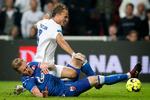  Røde Stjerne og  Mirko Ivanic fik sate en stopper for  FC Københavns og  Pierre Bengtssons drøm om en plads i Champions League.  Foto: Jens Dresling/POLFOTO