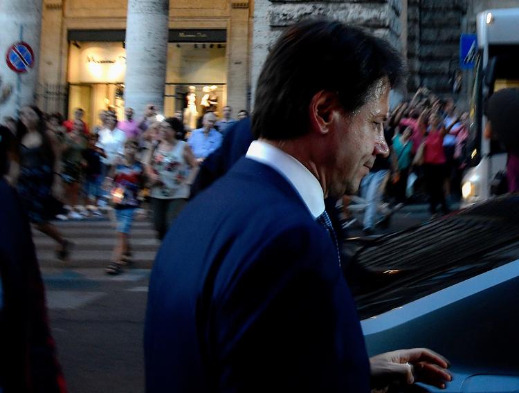 Giuseppe Conte bliver premierminister i regeringen. Foto: Filippo Monteforte/Ritzau Scanpix