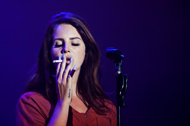 Lana Del Rey, da hun optrådte på Northside Festival i 2014.  Arkivfoto Janus Engel
