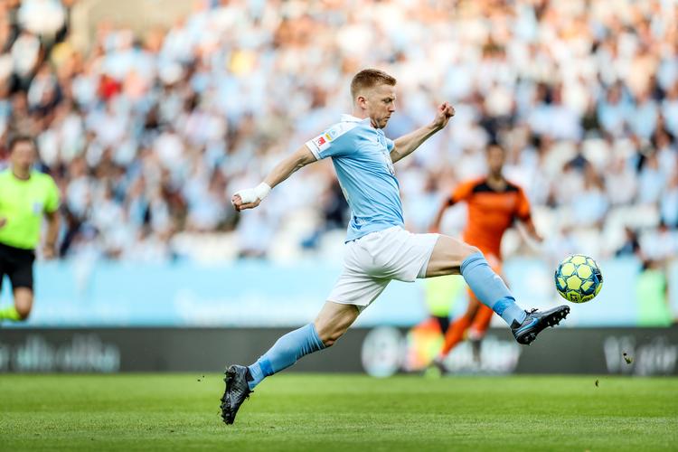 Den danske landsholdsspiller Anders Christiansen er det store navn i Malmö, som FCK skal op mod i Europa League.  Foto: Tt News Agency/Ritzau Scanpix