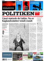 A_forsiden_Lø Politiken 31-08-2019 Lands 1udg
