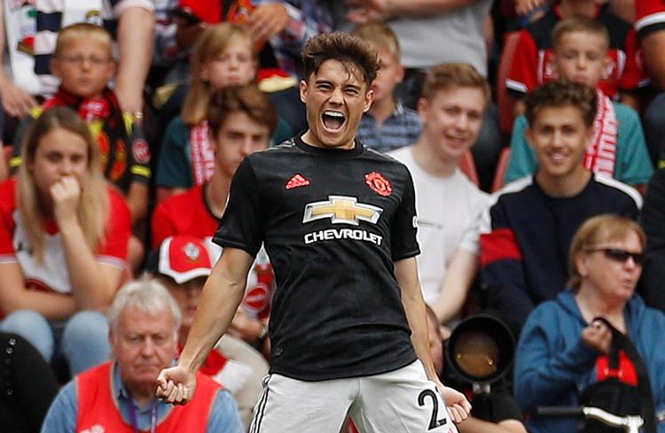 Man skal mere end fire år tilbage for at finde en Manchester United-spiller, der er købt til billigere penge end Daniel James.  Foto: John Sibley/Ritzau Scanpix