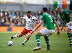 37-årige Lee Casciaro (tv.) var med i den tætte hjemmekamp mod Irland, men en skade forhindrer ham i at spille mod Danmark. Foto: Clodagh Kilcoyne/Ritzau Scanpix