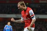 I 2007 bed den dengang 21-årige Bendtner sig fast i storklubbens Arsenals førsteholdstrup. Danskeren havde fra 2007 og frem til 2011 en hæderlig karriere med  42 mål i 153 kampe, inden han blev vejet og fundet for let af manager Arsene Wenger. Sager  uden for banen var langsomt også begyndt at poppe op.  Foto: Toby Melville/Ritzau Scanpix