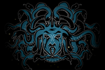 Medusa. En af stjernerne i stjernebilledet Perseus hedder Algol. Navnet stammer fra arabisk, ‘ra’s al-ghul’, der igen betyder Dæmonens Hoved. Ifølge legenden, huggede Perseus Medusas hoved af med sit sværd, og holder det nu i sin ene hånd. Så finder du Algol, finder du Medusas hoved. Grafik: Jens Mørch 
