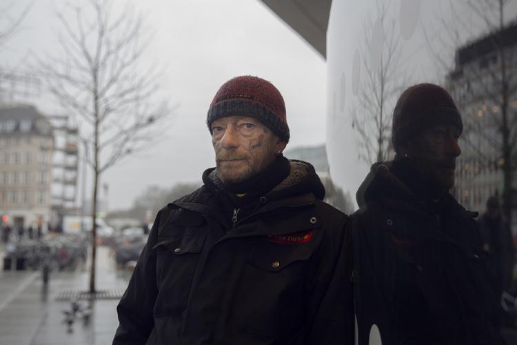 André Christiansen har fået zoneforbud for hele Københavns Kommune, fordi han sov i hvad politiet kalder en utryghedsskabende lejr. 
   Foto: Charlotte de la Fuente (arkiv)
