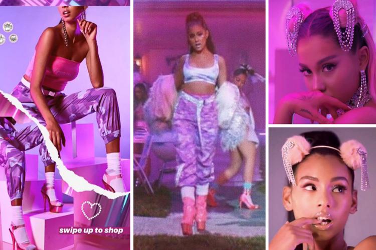 Ariana Grande ønsker ikke at blive sat i forbindelse med Forever 21, hvis kampagne unægtelig også ligner Grande i musikvideoen til '7 Rings'. Kan du se, hvem der er hvem? Foto: Kollage. Foto