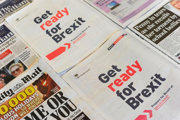 I Storbritannien skal en offentlig kampagne gøre borgerne og virksomhederne klar til Brexit. Også den europæiske forbrugersammenslutning BEUC har forsøgt at gøre følgerne af  Brexit klar for de øvrige EU-landes forbrugere. (Foto: DANIEL SORABJI/Ritzau Scanpix)
   Foto: Daniel Sorabji/Ritzau Scanpix