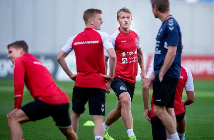 Jon Dahl Tomasson skal atter stå alene på sidelinjen med ansvaret for landsholdet i aftenens kamp.
   Foto: Liselotte Sabroe/Ritzau Scanpix
