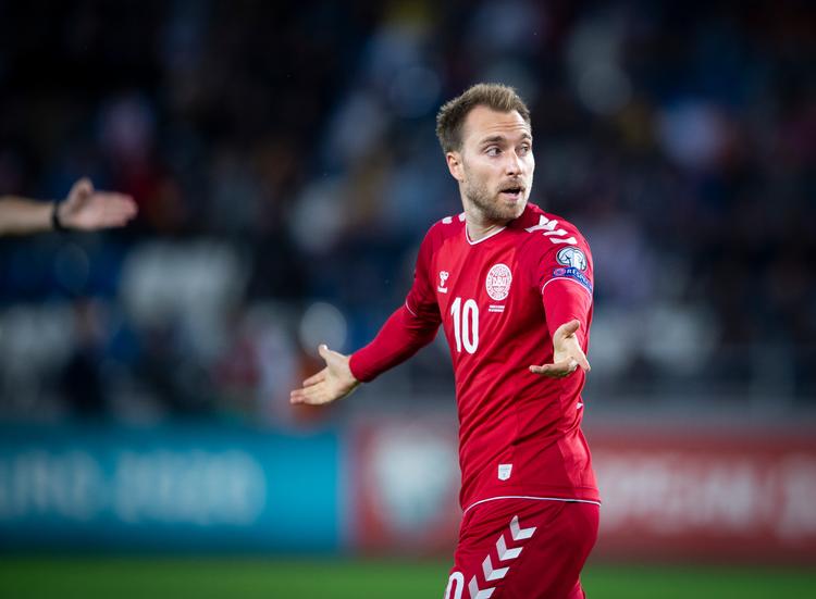 En god del af Christian Eriksens og landsholdets kampe er ikke længere tilgængelige i YouSees faste tv-pakker. Foto: Liselotte Sabroe/Ritzau Scanpix