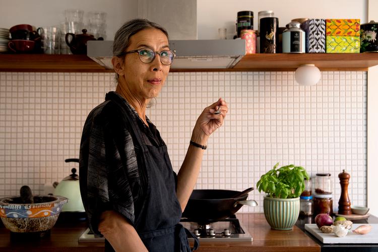 Kogebogsforfatter og underviser Hanne Holm.
   Foto: Finn Frandsen/POLFOTO