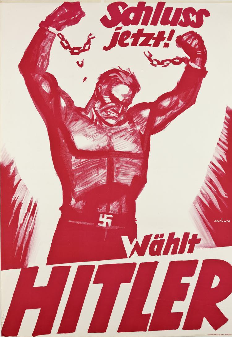 Nazistiske plakater og andet design er samlet i en stor udstilling i Holland. Foto: Design Museum Den Bosch 