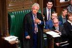 Formanden for det britiske Underhus fortalte parlamentet mandag, at han havde lovet sin familie ikke at stille op til endnu et valg. John Bercow trækker sig fra posten 31. oktober, samme dag som den nuværende Brexit-deadline. Foto: Jessica Taylor/Ritzau Scanpix