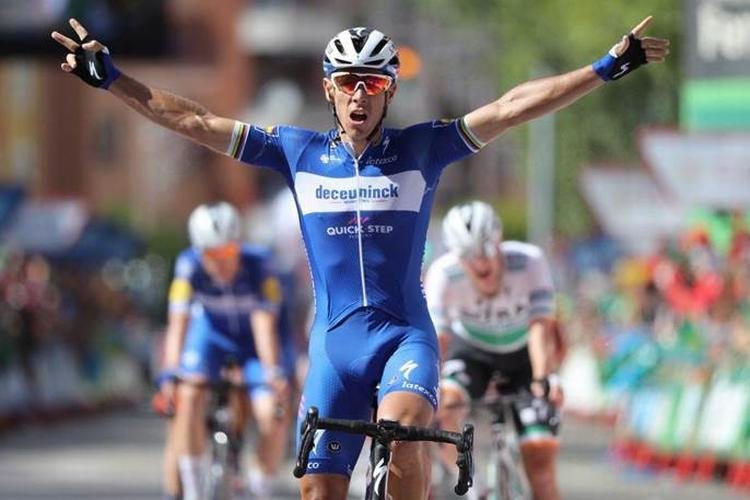 Philippe Gilberts anden etapesejr i årets Vuelta a Españza er en kendsgrning. Foto: Unipublic/Photogomez Sport. 