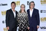 De tre stjerneskuespillere i 'The Laundromat' - Antonio Banderas, Meryl Streep og Gary Oldman - på Toronto Film Festival.
 Foto: Valerie Macon/Ritzau Scanpix
