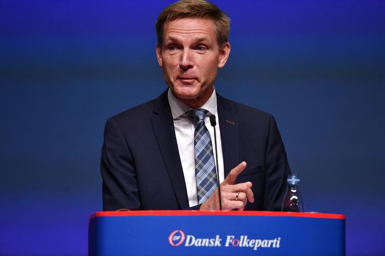Kristian Thulesen Dahl på Dansk Folkepartis årsmøde i Herning.  Foto: Ernst van Norde/Ritzau Scanpix