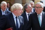 Boris Johnsons rejse til Luxembourg gav ingen afklaring i Brexit-sagen. 
   Foto: Yves Herman/Ritzau Scanpix