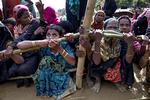 I august 2017 blev omkring 740.000 rohingyaer tvunget til at flygte til nabolandet Bangladesh af en brutal militæroffensiv mod deres område. Her sluttede de sig til 200.000 andre rohingyaer i en flygtningelejr, som Politiken har besøgt tidligere. (arkivfoto) Foto: Jacob Ehrbahn/POLFOTO