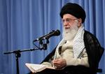 Ali Khamenei taler dunder mod USA.
   Foto: Stringer/Ritzau Scanpix
