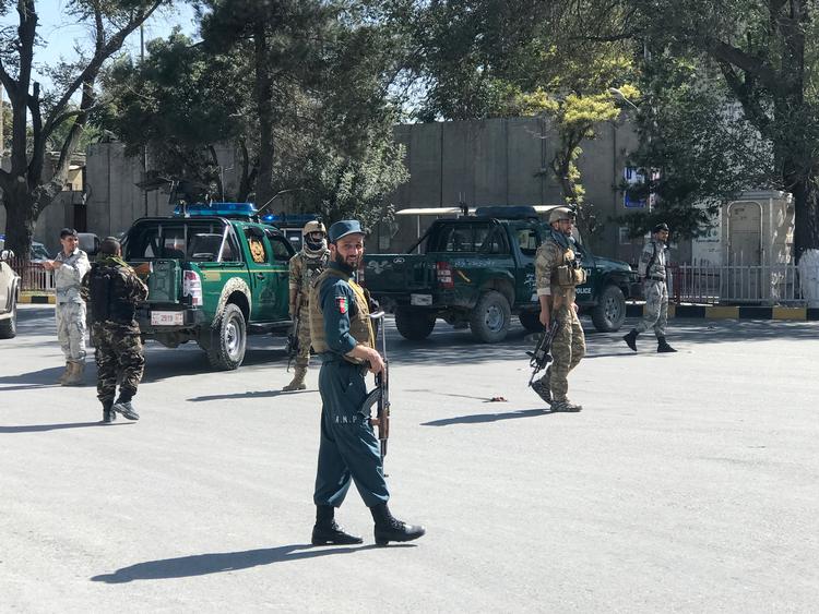 Der har været flere kraftige eksplosioner i Afghanistan i dag - her i hovedstaden Kabul. Foto: Omar Sobhani/Ritzau Scanpix